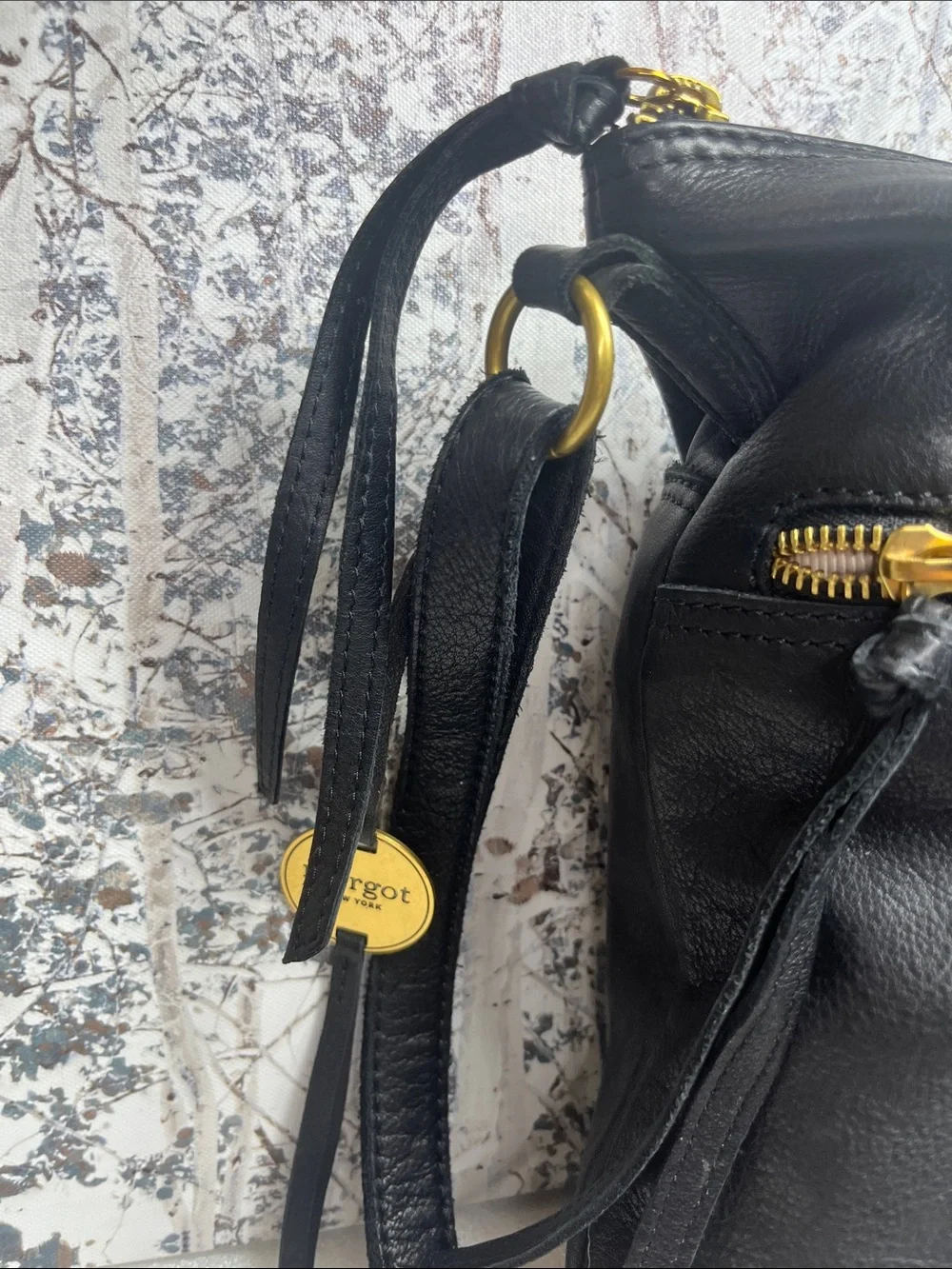 Margot Leather Crossbody Black Soft Leather